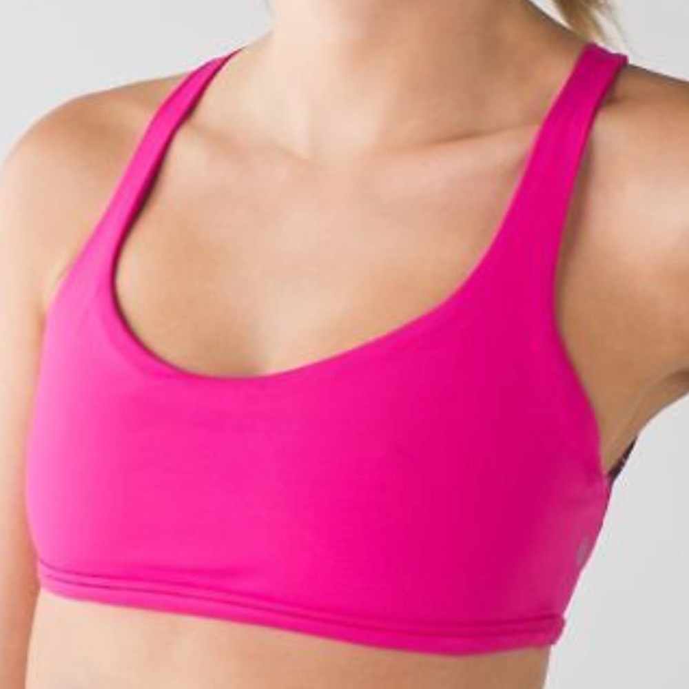 Free to Be Hot Pink Crop Bra Top
